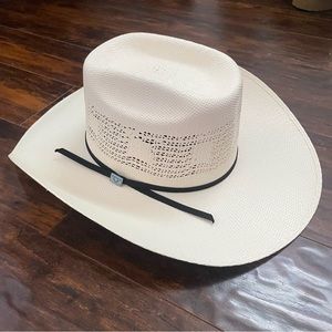 Straw Bangora Cowboy Hat Size 7